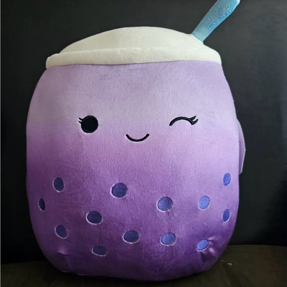 Squishmallows JUMBO POPLINA THE PURPLE BOBA TEA 24" Plush Toy ⭐ ~ 2024